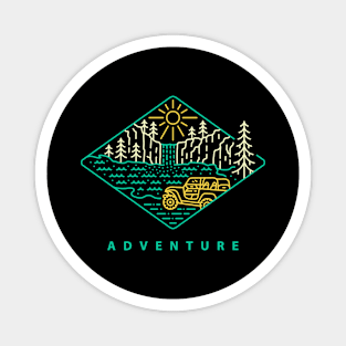 Off Road Adventure in Nature 2 Magnet